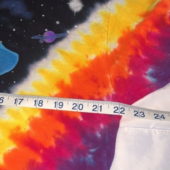 Liquid Blue XL Tie-Dye Psychedelic Space Mushroom Graphic T-Shirt - Picture 7 of 7